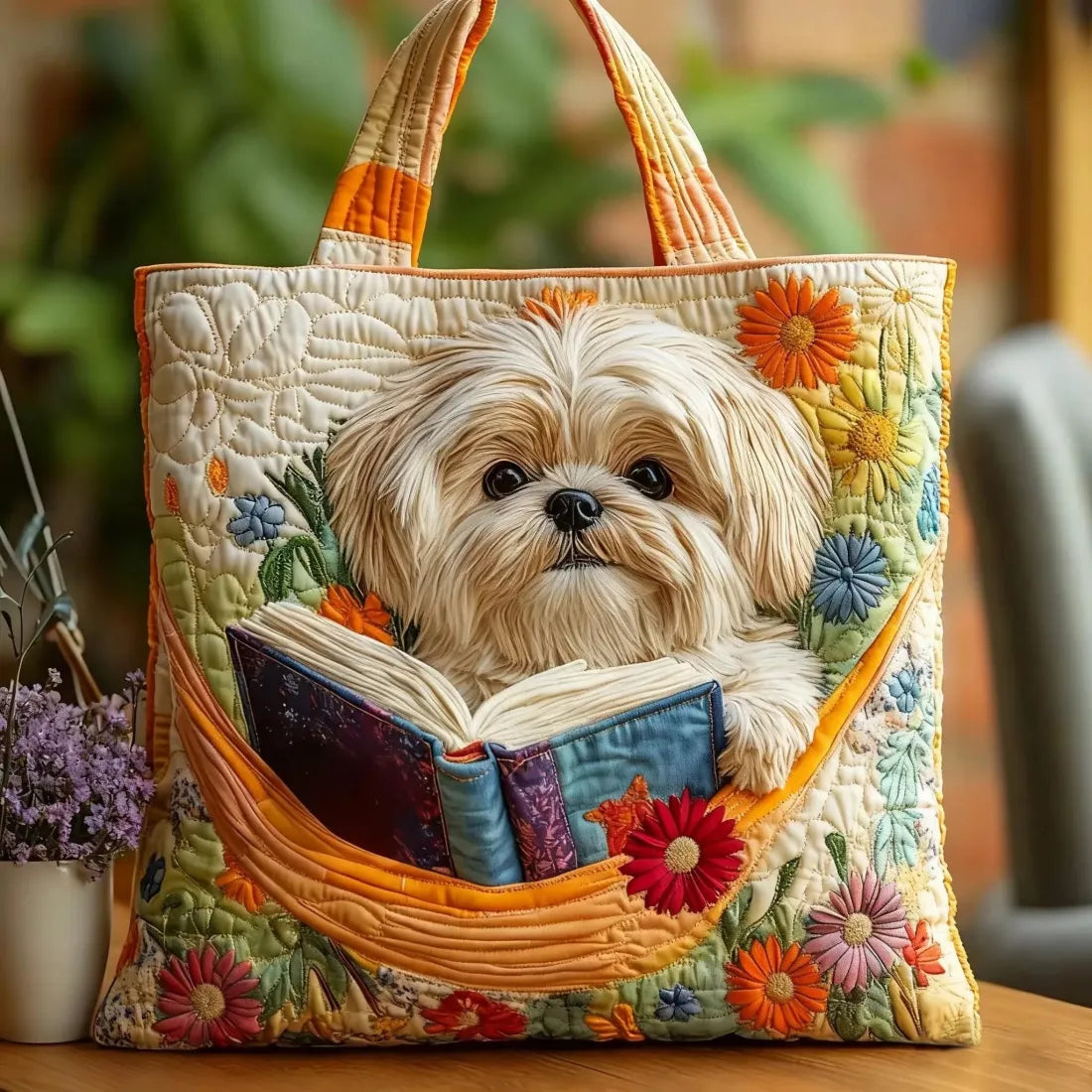 Shih Tzu - Sac Rembourré Festif
