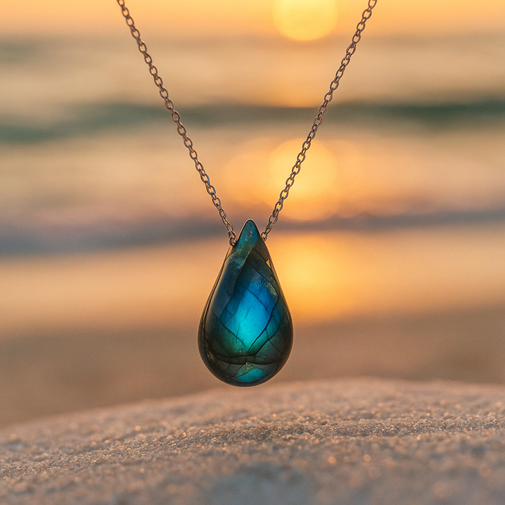 Collier Lagoa de Labradorite