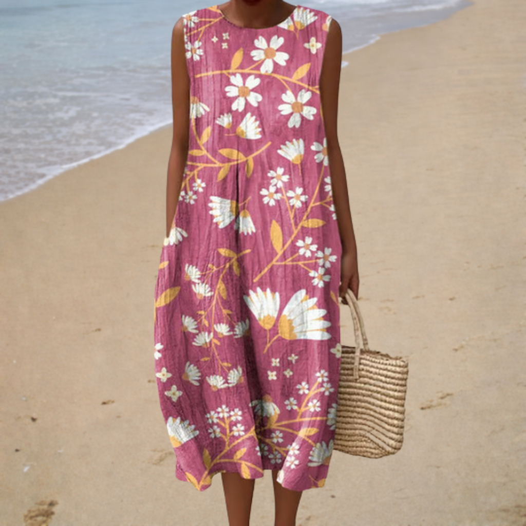 Margaux - Robe d’Été Confortable Sans Manches