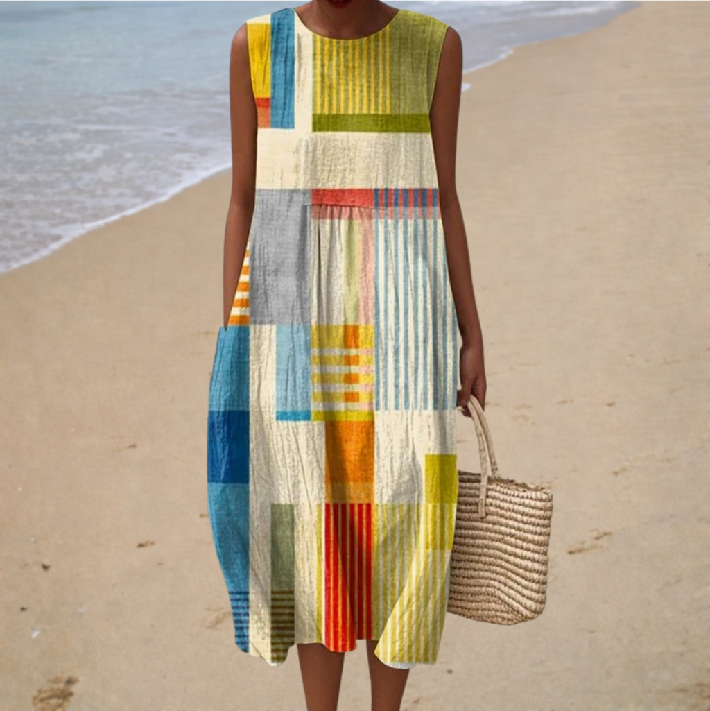 Léa - Robe d’Été Confortable Sans Manches
