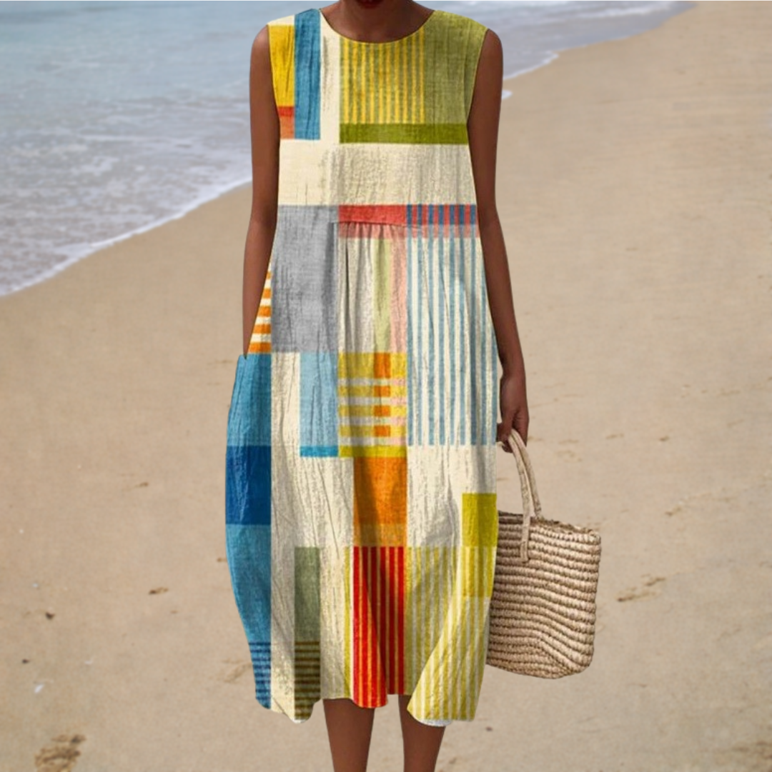 Léa - Robe d’Été Confortable Sans Manches