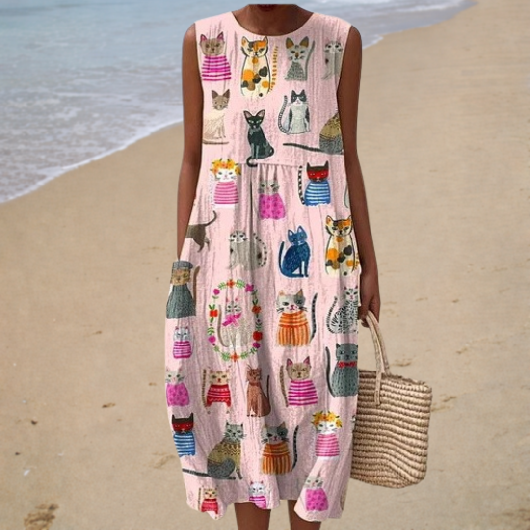 Océane - Robe d’Été Confortable Sans Manches