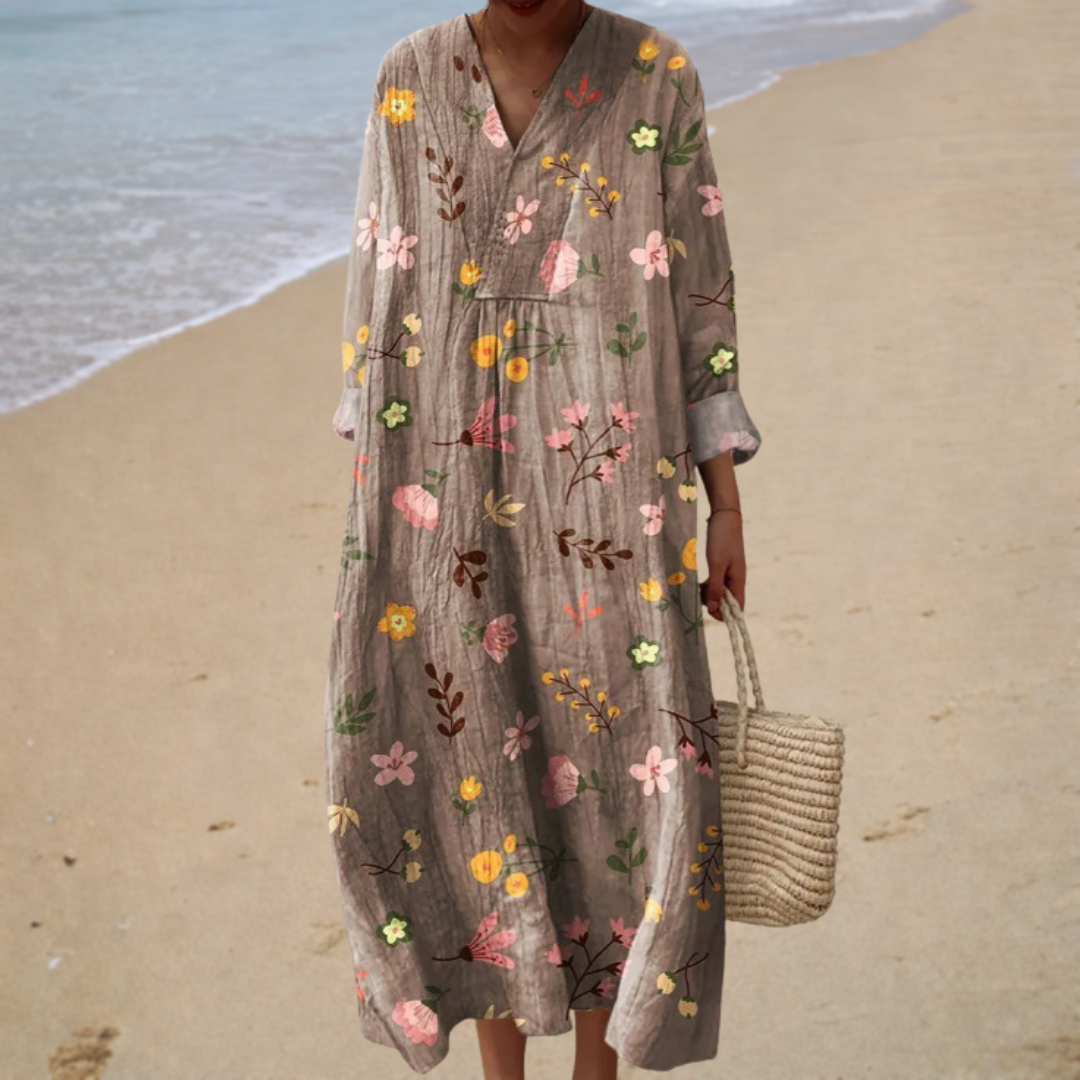 Maëlys - Robe d’Été Imprimée Flatteuse