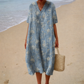 Line - Robe d’Été Imprimée Flatteuse