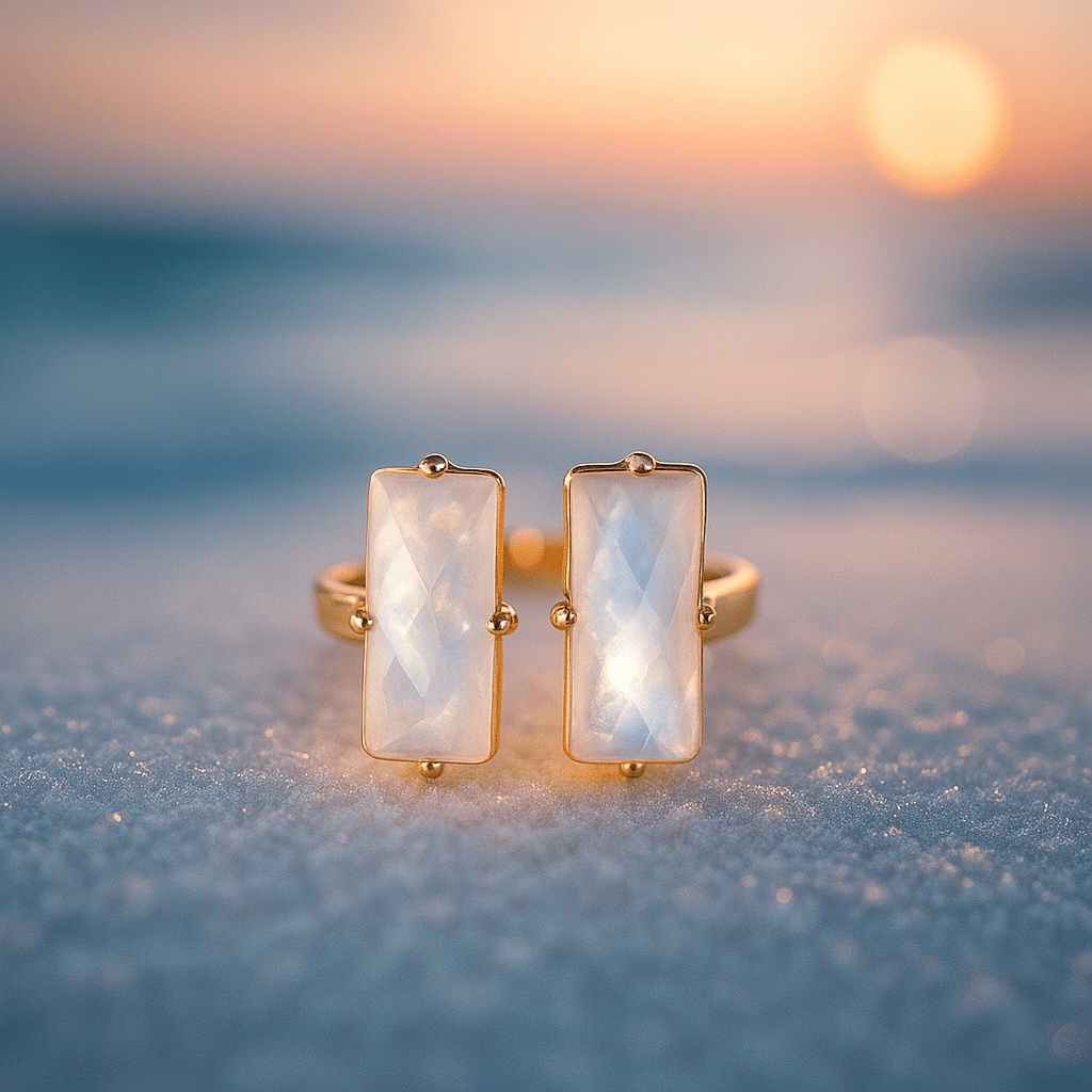 Agnes | Bague en pierre de lune