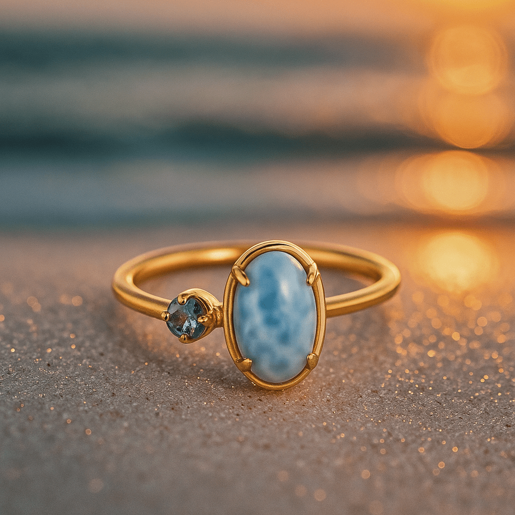 Agnes | Bague en topaze argent