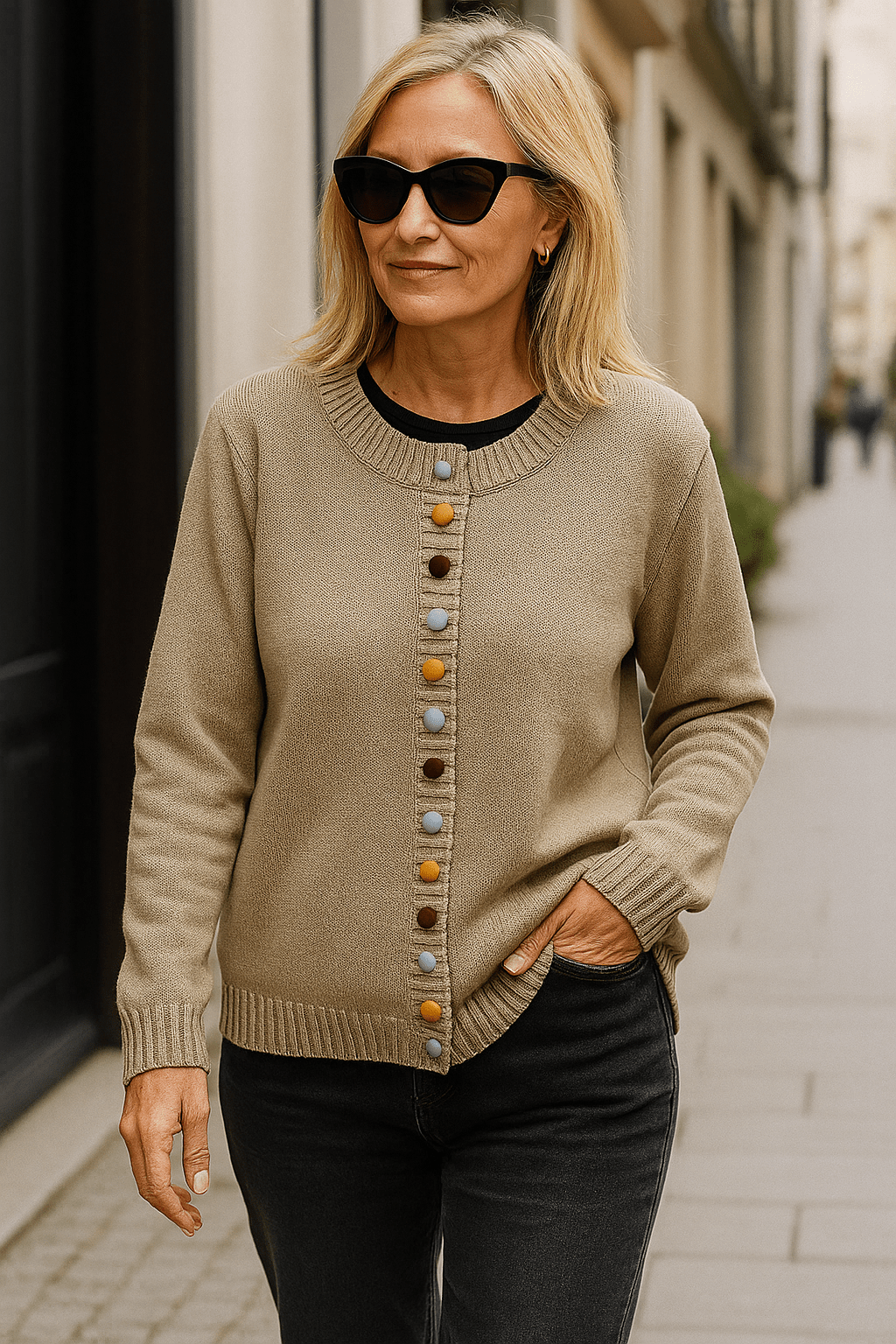Agnes | Cardigan intemporel