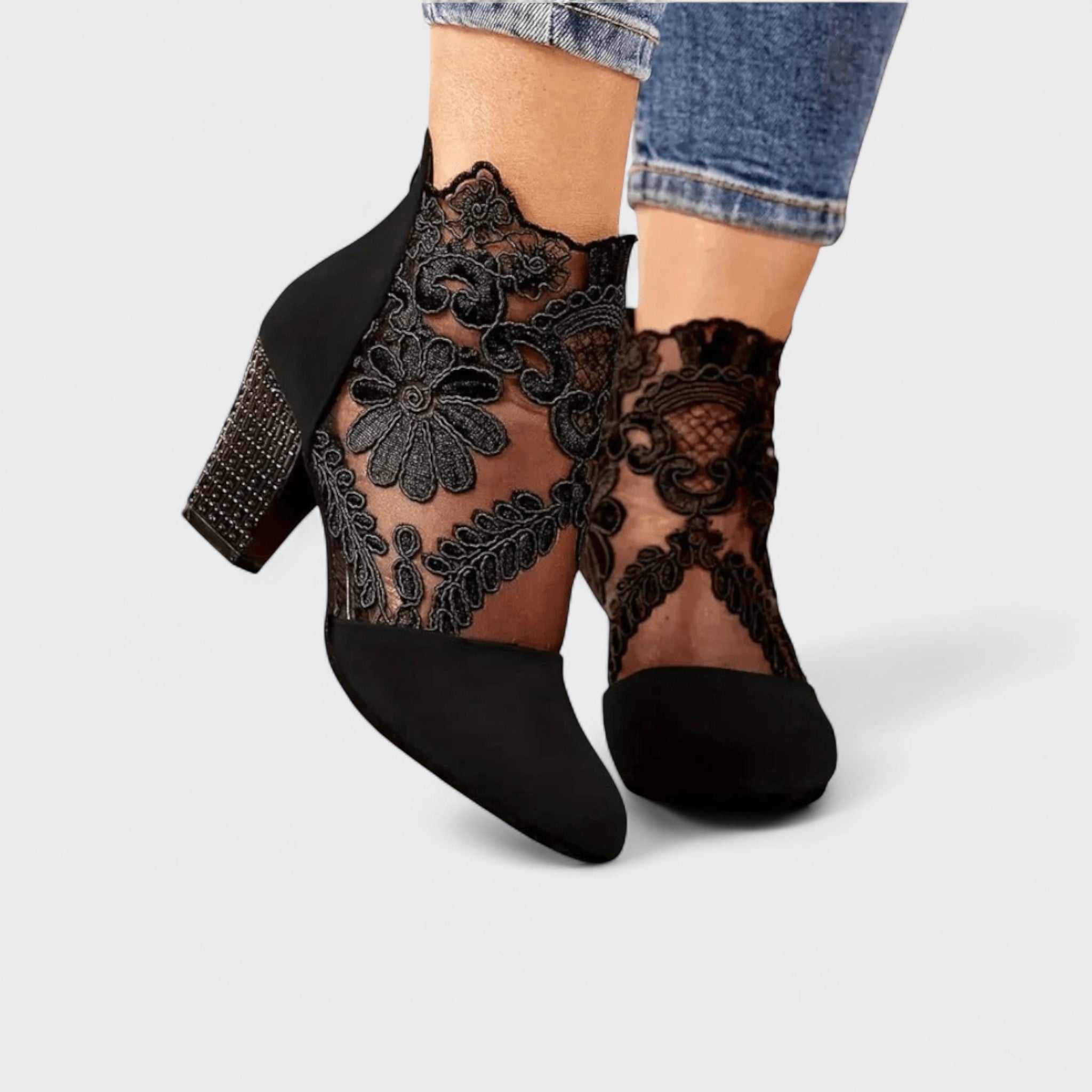 Alaine | Talons à fleurs