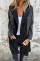 Alberte | Veste en jean bicolore