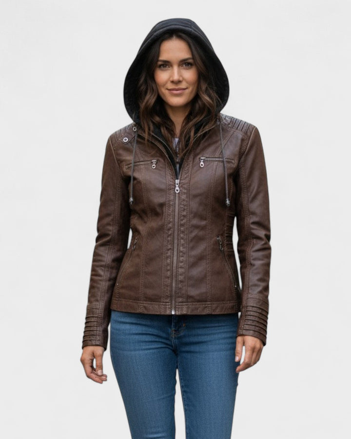 Alberte™ | Veste en cuir