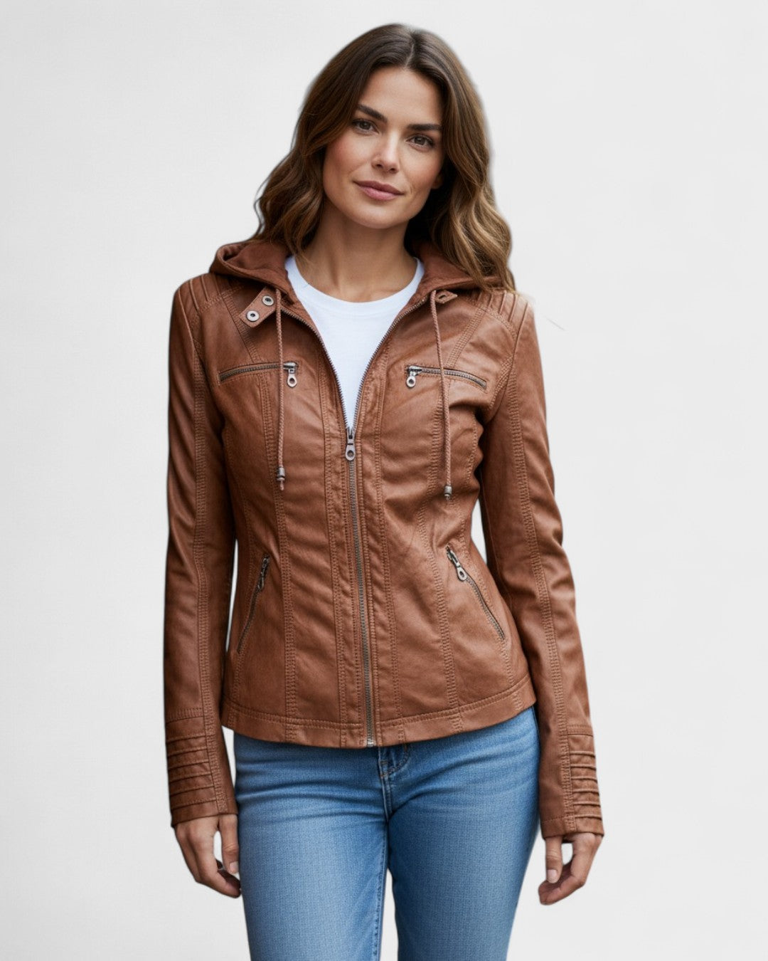 Alberte™ | Veste en cuir
