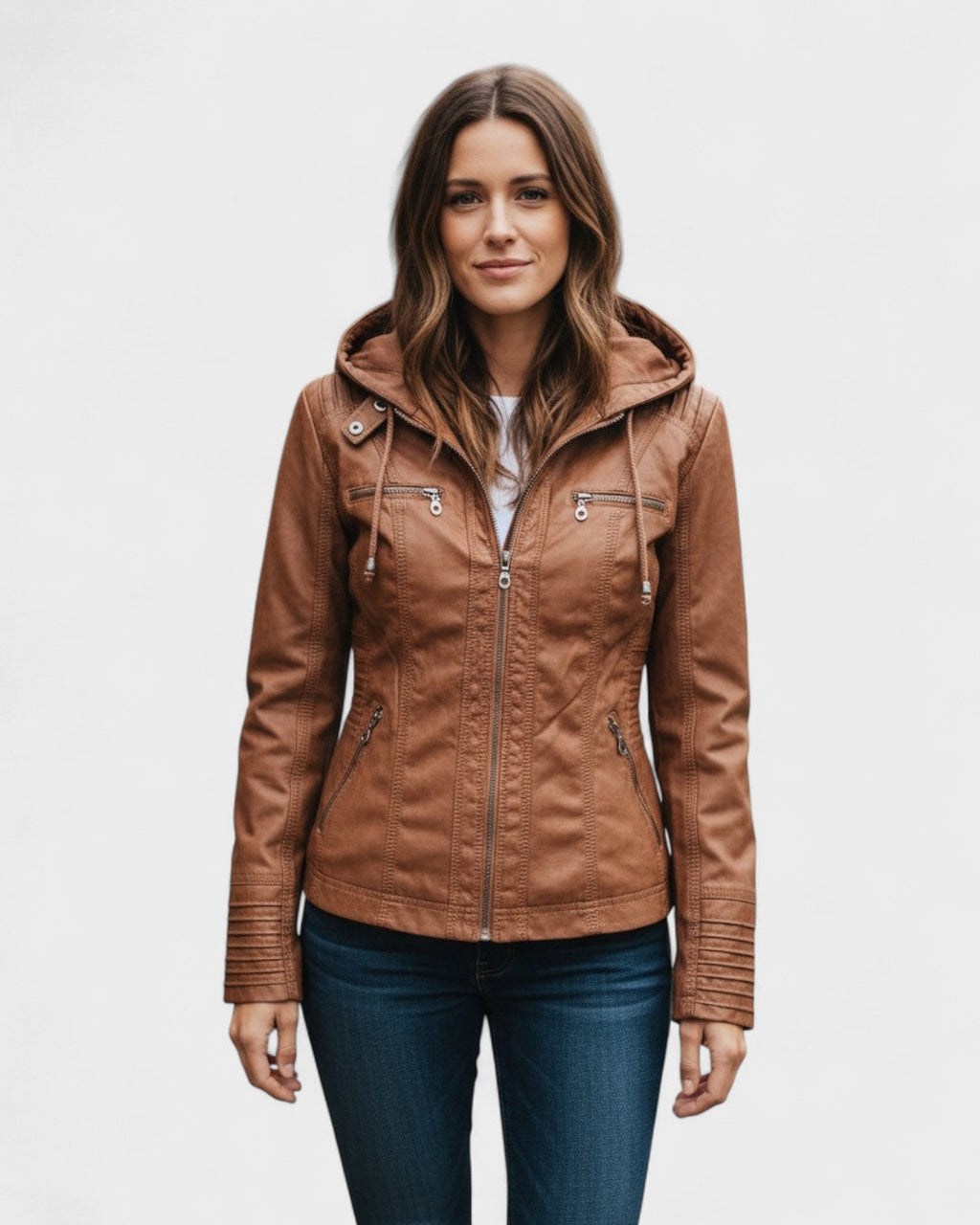 Alberte™ | Veste en cuir