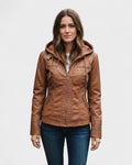 Alberte™ | Veste en cuir