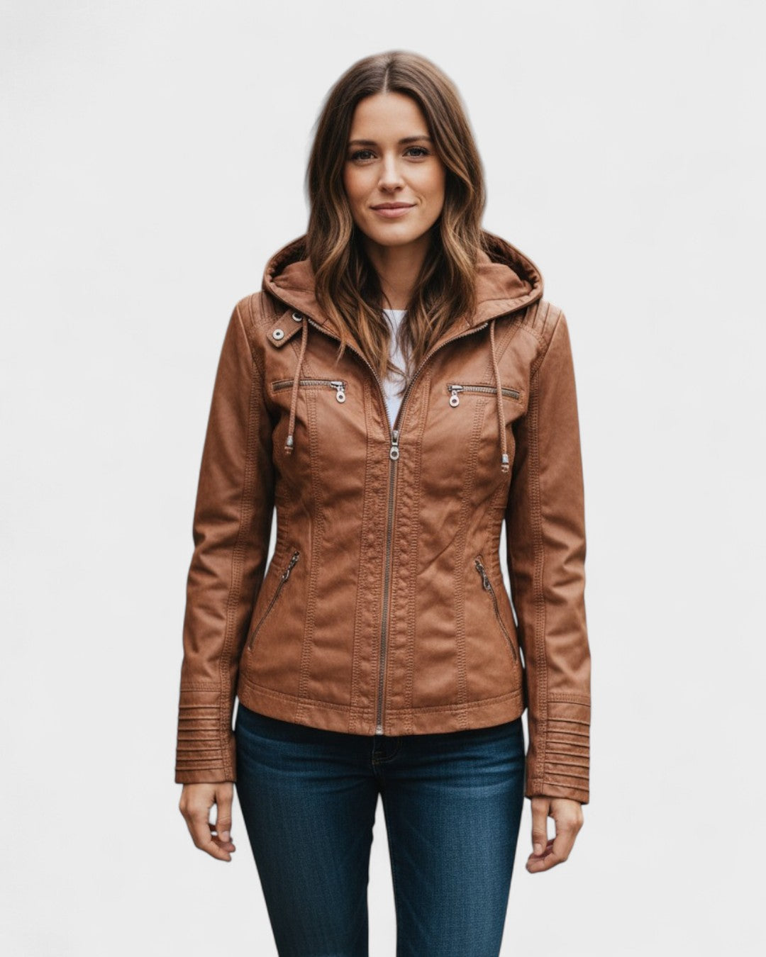 Alberte™ | Veste en cuir