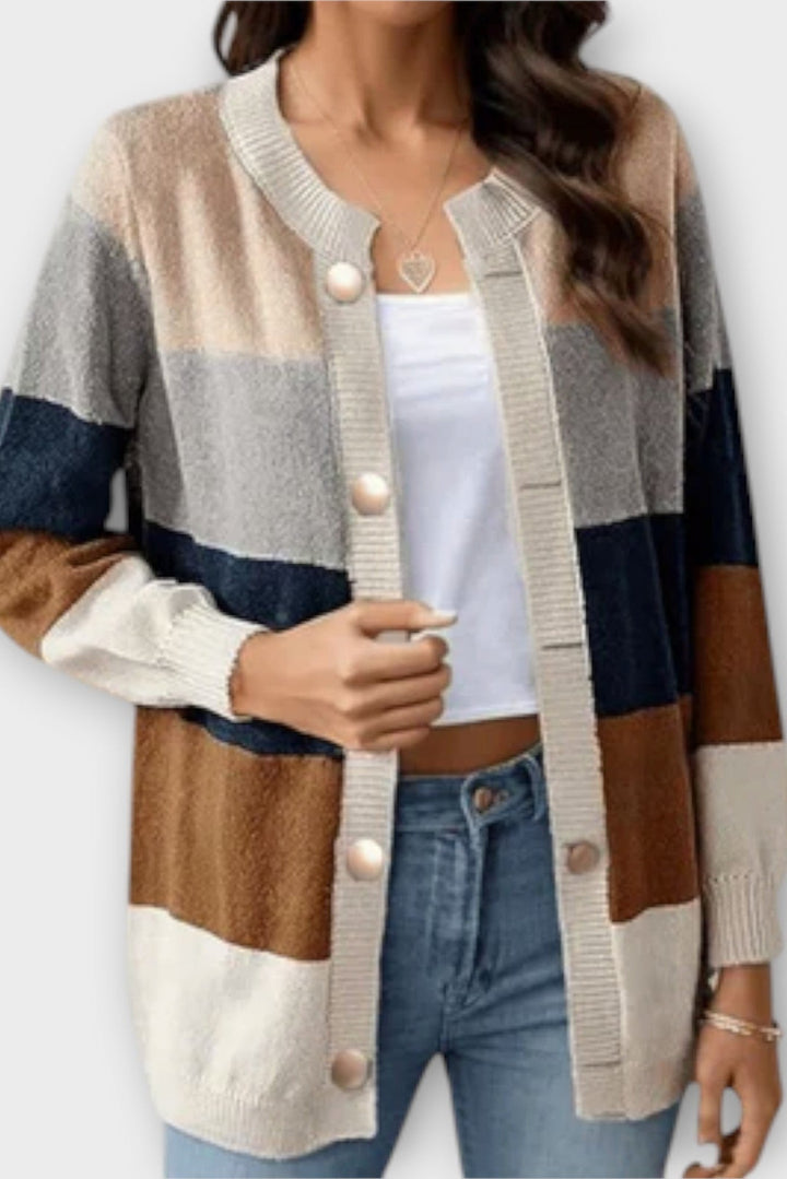 Amalie | Cardigan à Rayures