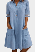 Anette | Robe en Denim
