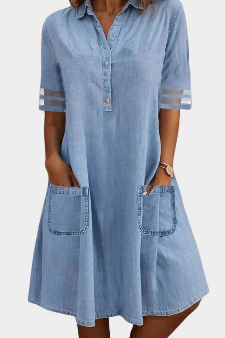 Anette | Robe en Denim