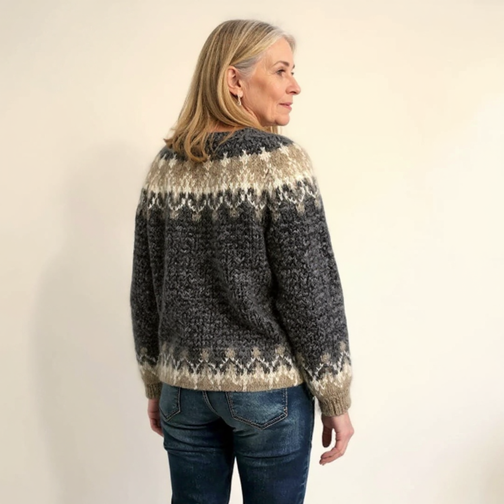 Angela | Pull Vintage Islandais