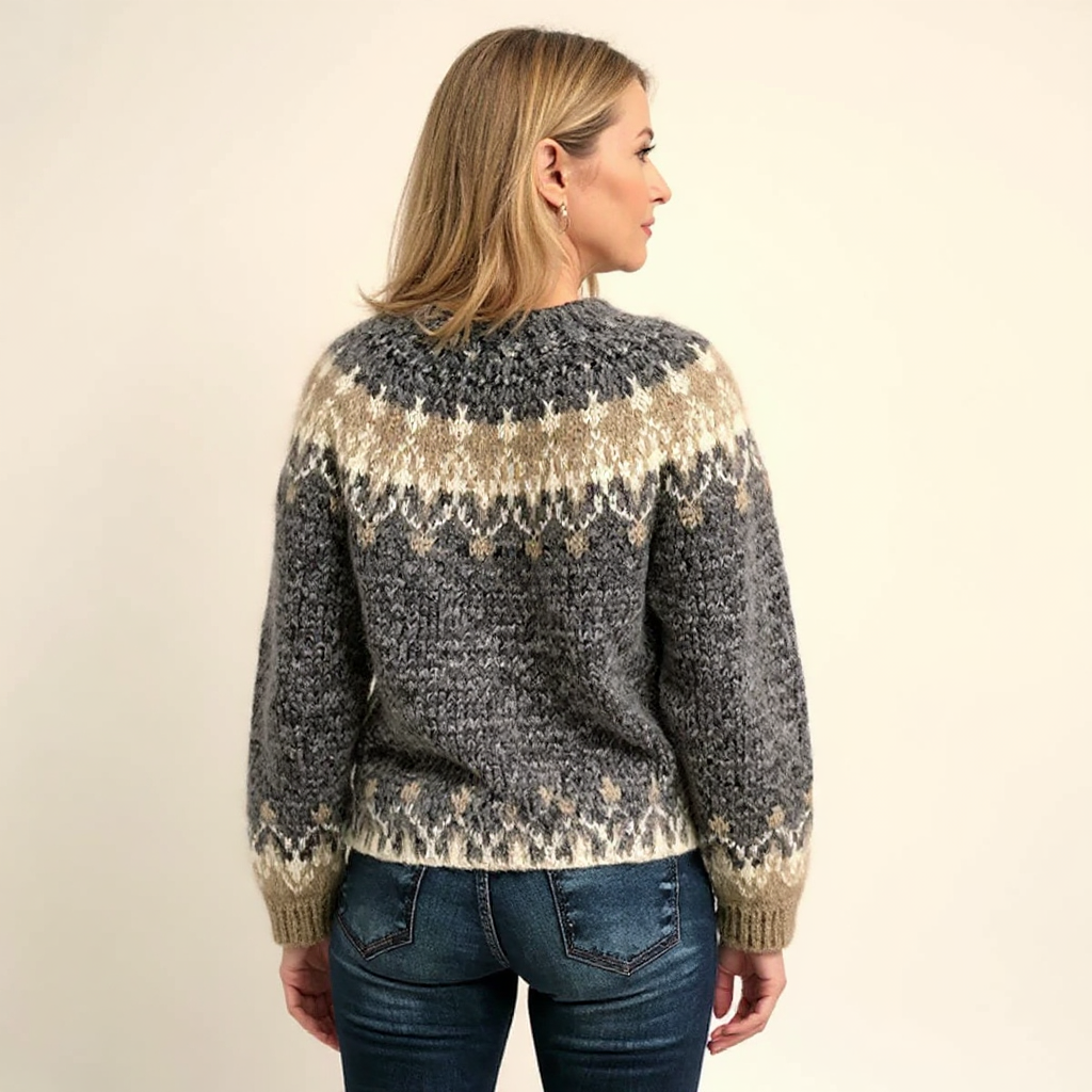Angela | Pull Vintage Islandais