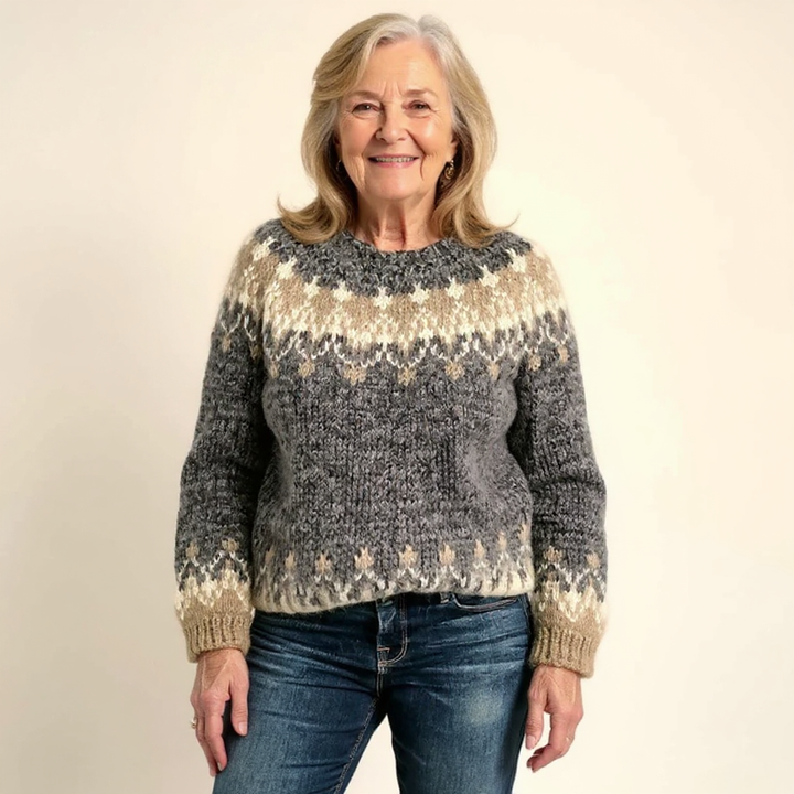 Angela | Pull Vintage Islandais