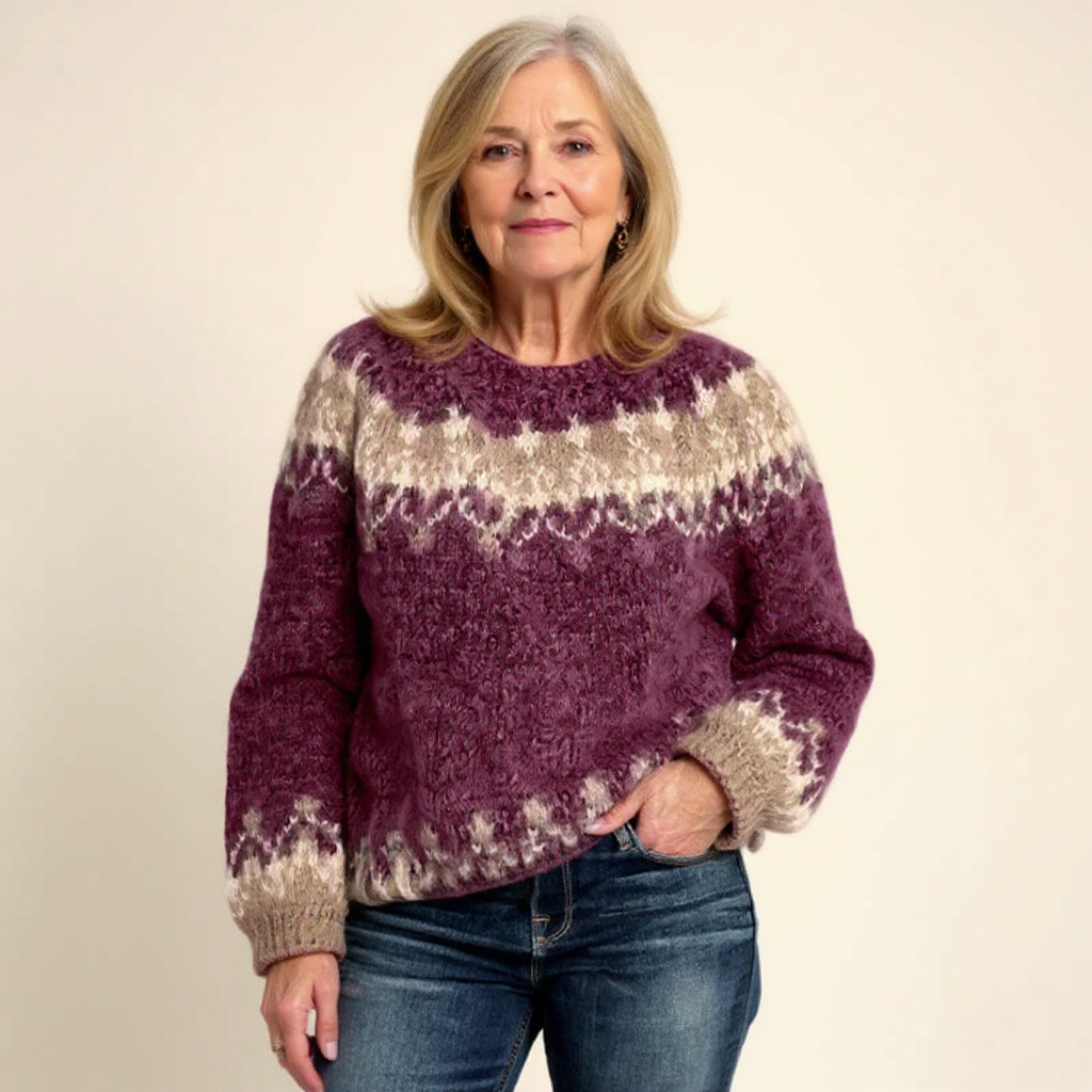 Angela | Pull Vintage Islandais