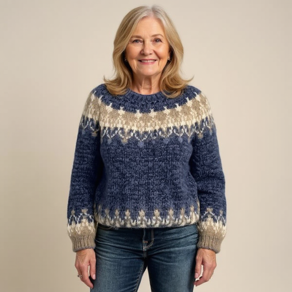 Angela | Pull Vintage Islandais