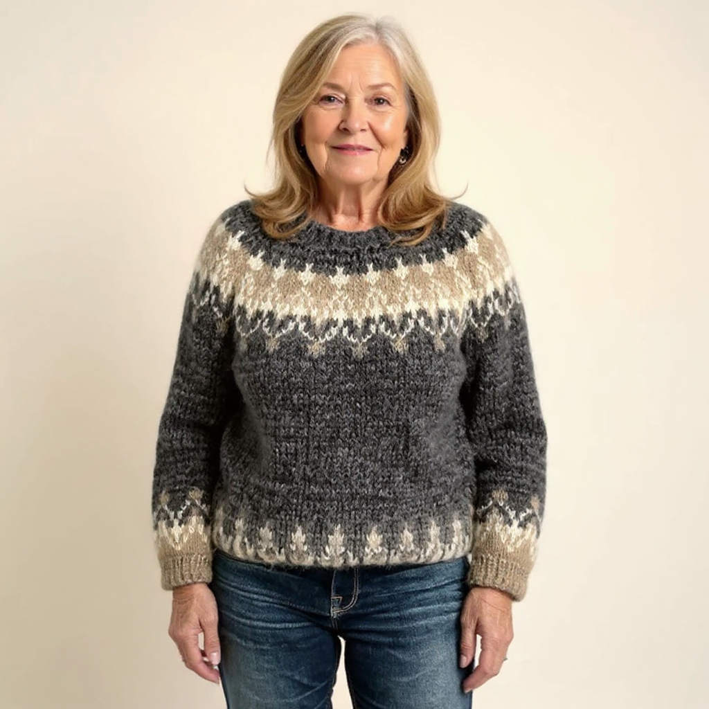 Angela | Pull Vintage Islandais