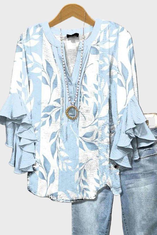 Anna | Blouse Azzurra Chiara