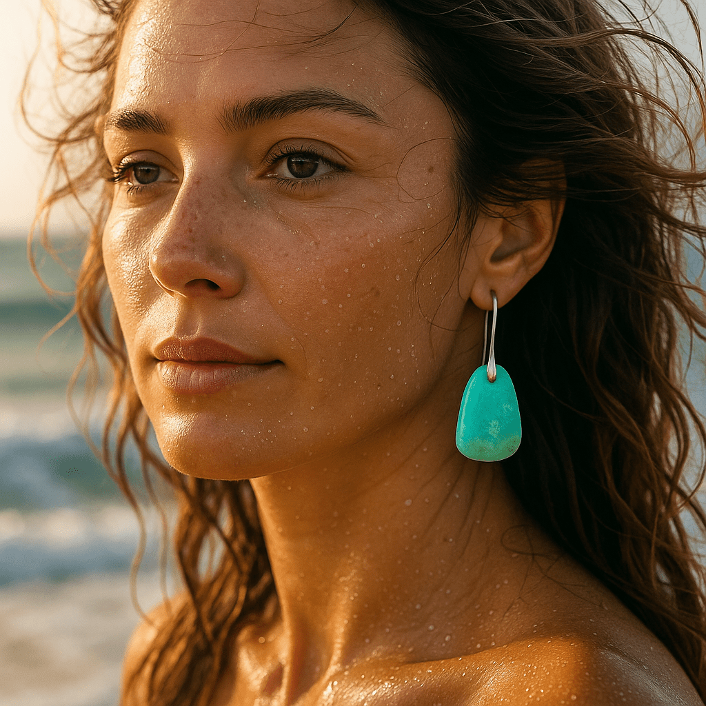 Augusta | Boucles d'oreilles en Amazonite