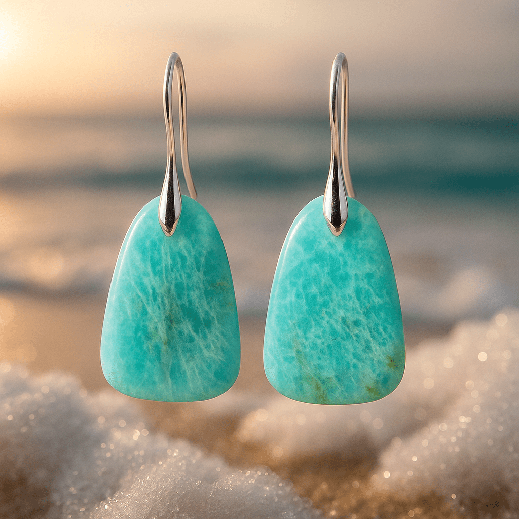 Augusta | Boucles d'oreilles en Amazonite