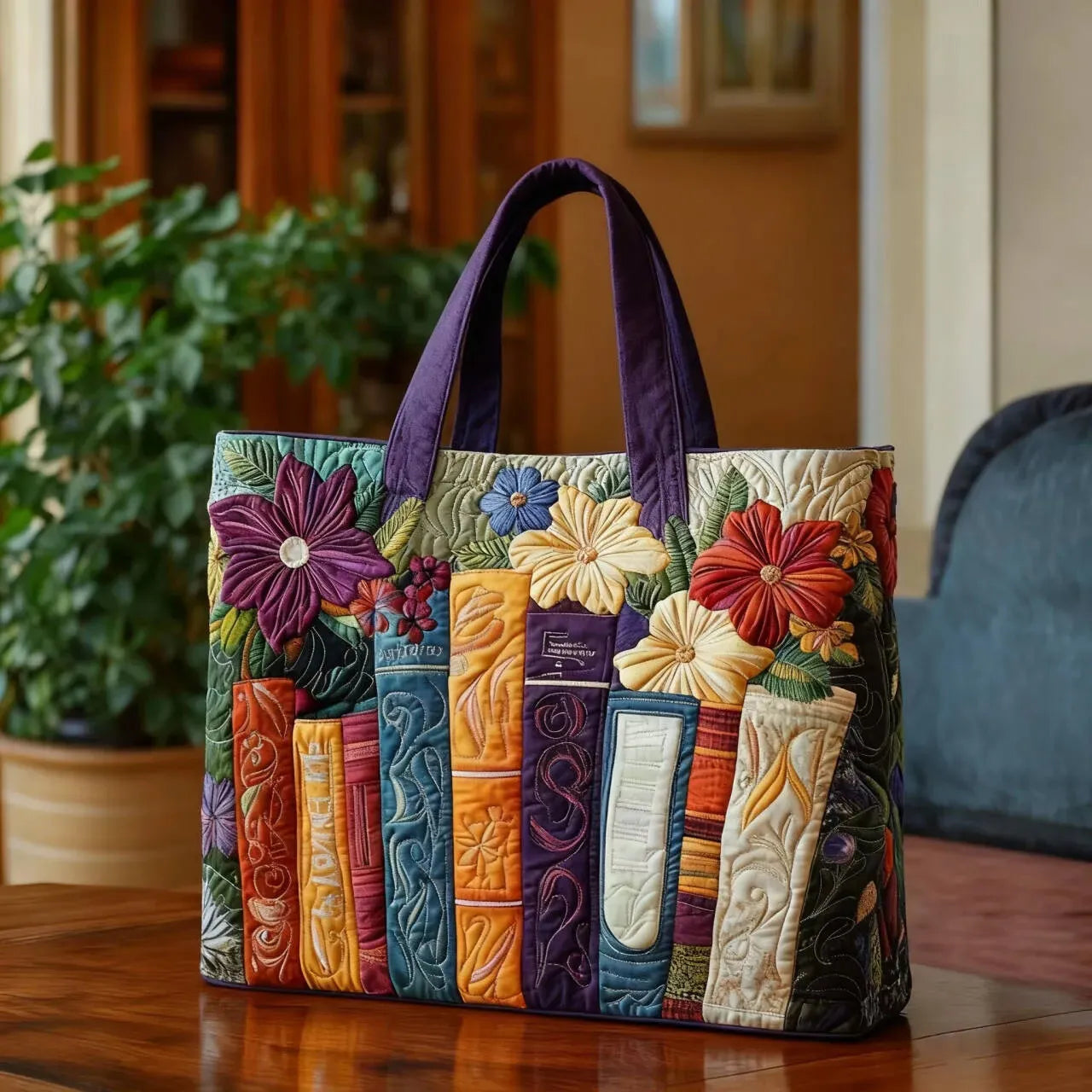 Livres - Sac Tote Rembourré Élégant