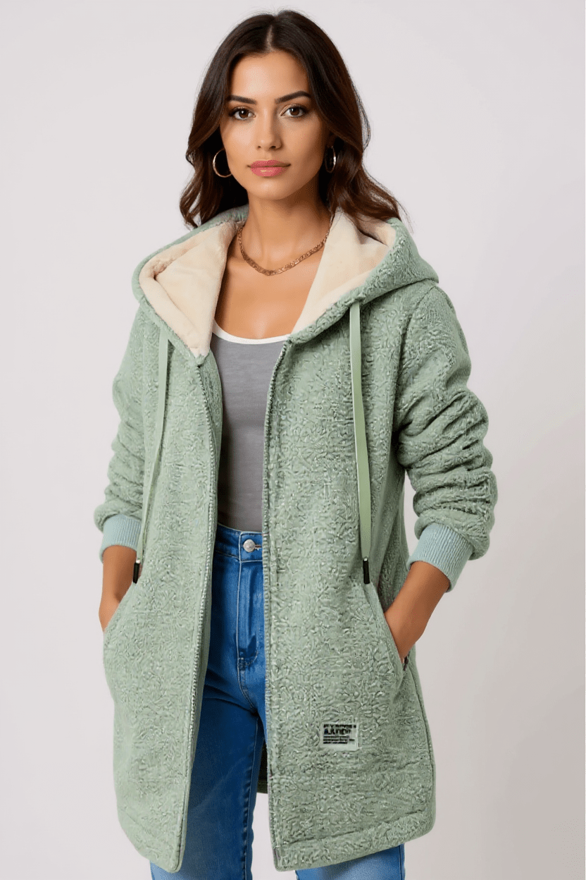 Birgitta™ | Veste en polaire élégante au design nordique