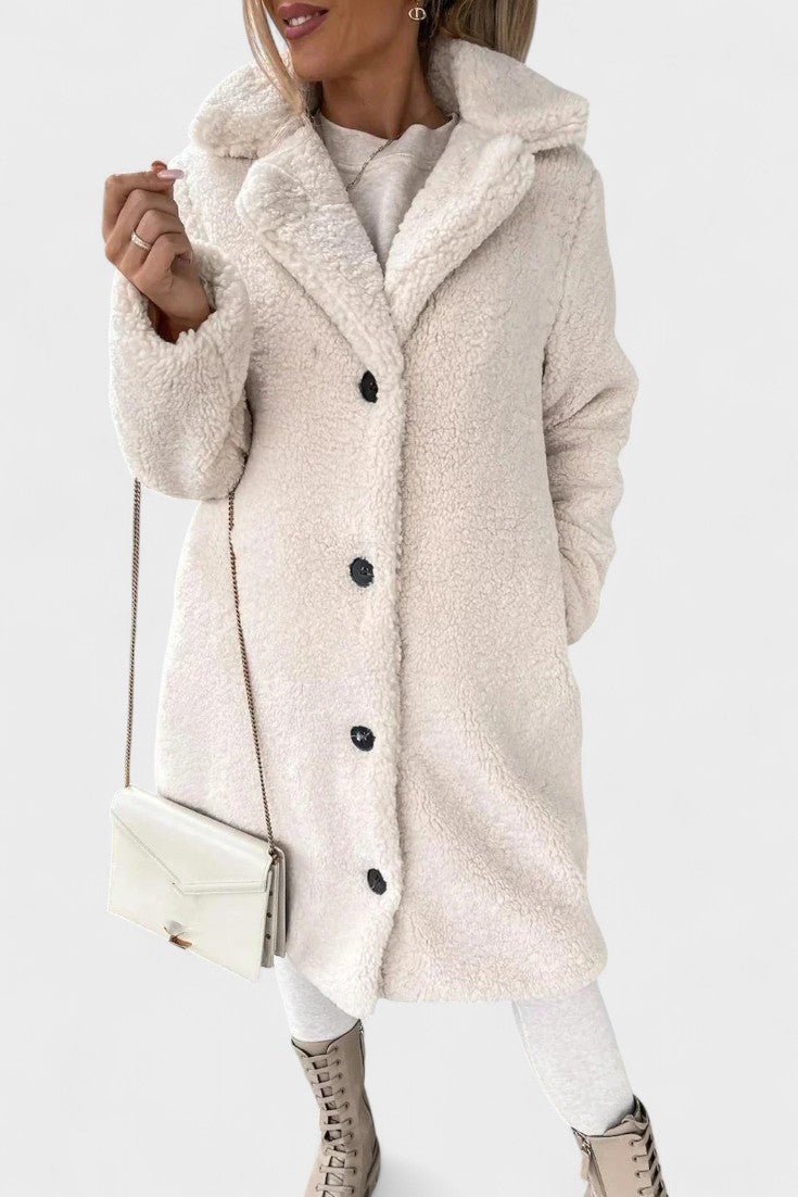Birgitte™ | Élégante veste teddy au design luxueux