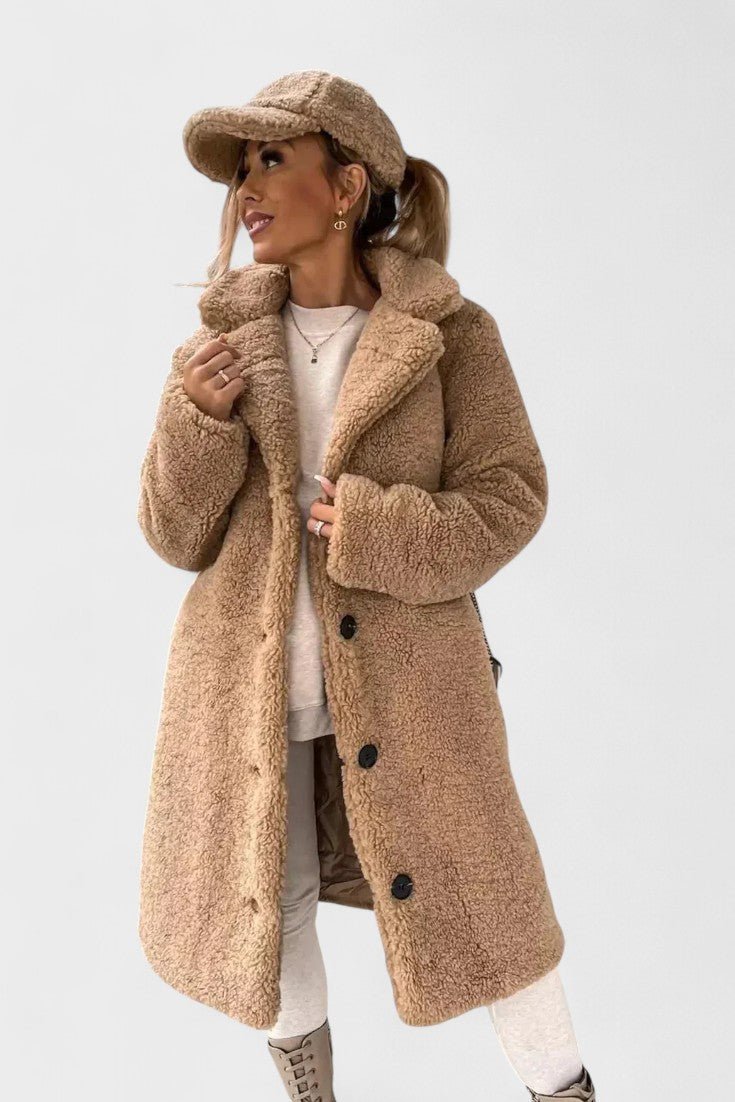 Birgitte™ | Élégante veste teddy au design luxueux