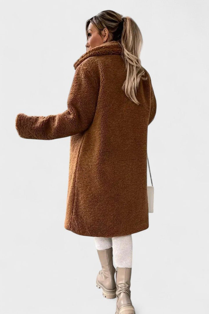 Birgitte™ | Élégante veste teddy au design luxueux