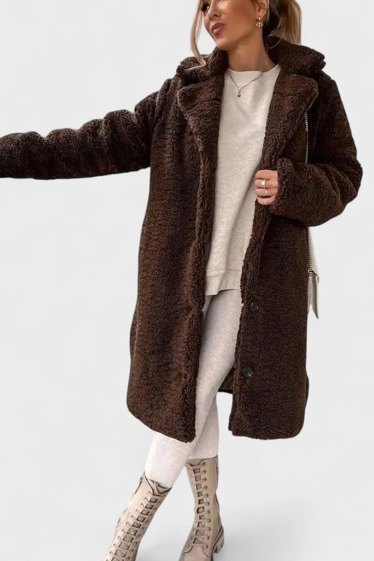 Birgitte™ | Élégante veste teddy au design luxueux