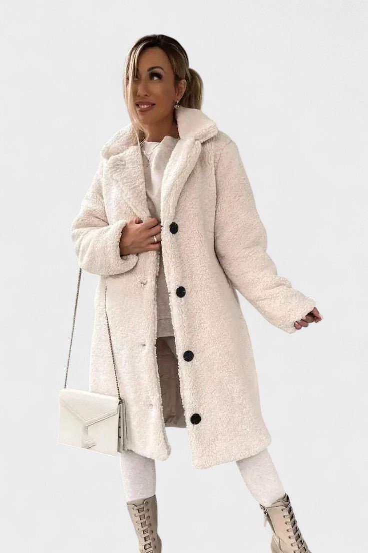 Birgitte™ | Élégante veste teddy au design luxueux