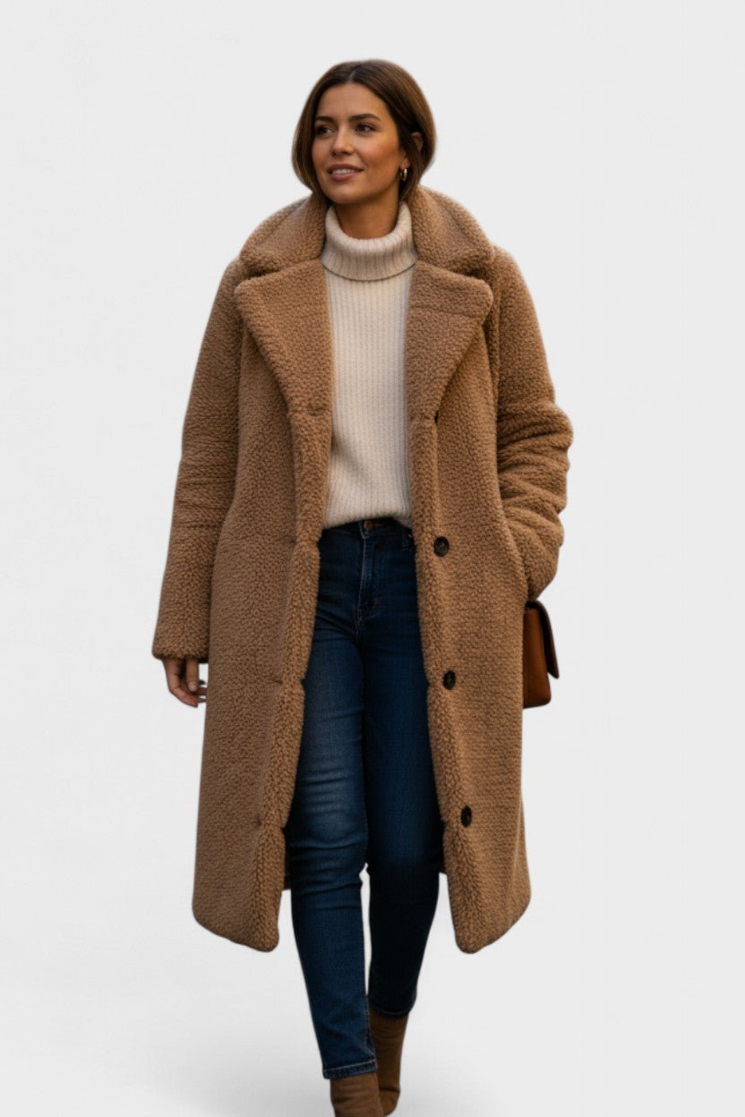 Birgitte™ | Élégante veste teddy au design luxueux