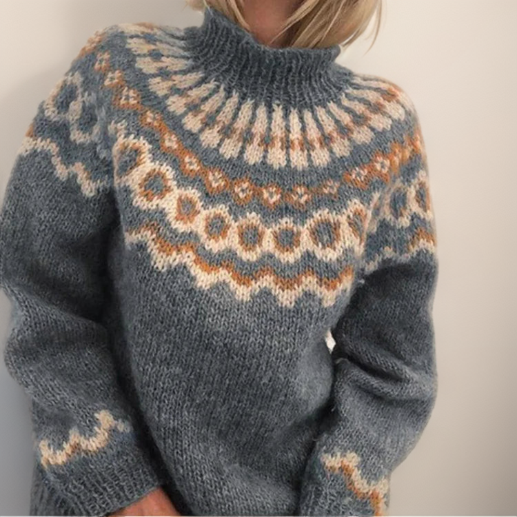 Carla | Pull Vintage Islandais