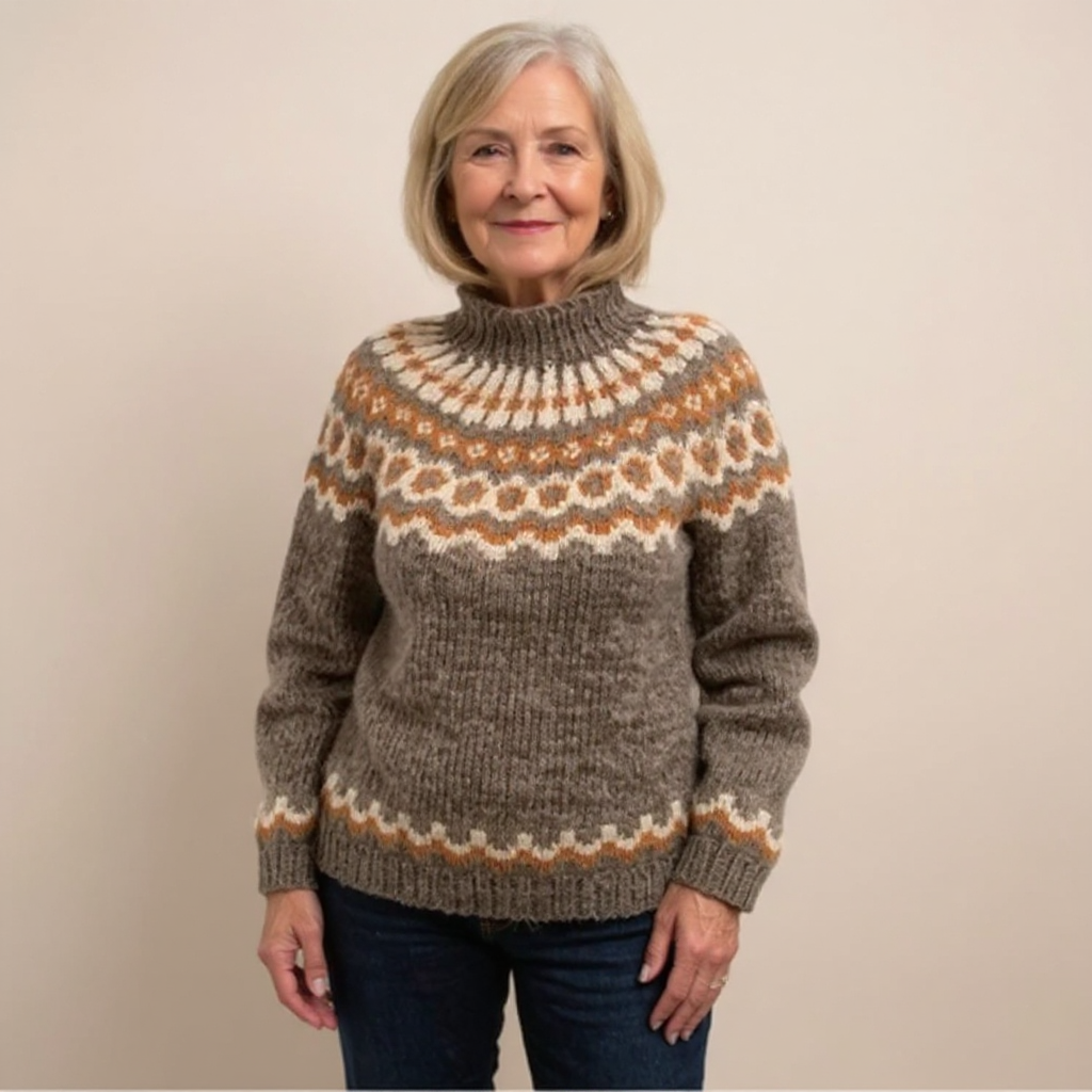 Carla | Pull Vintage Islandais