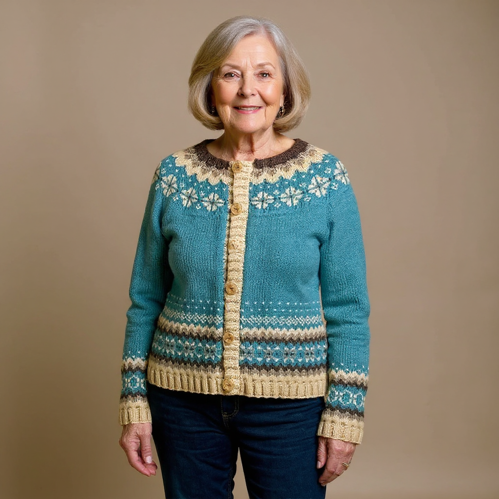 Cassandra | Veste en tricot Vintage Island
