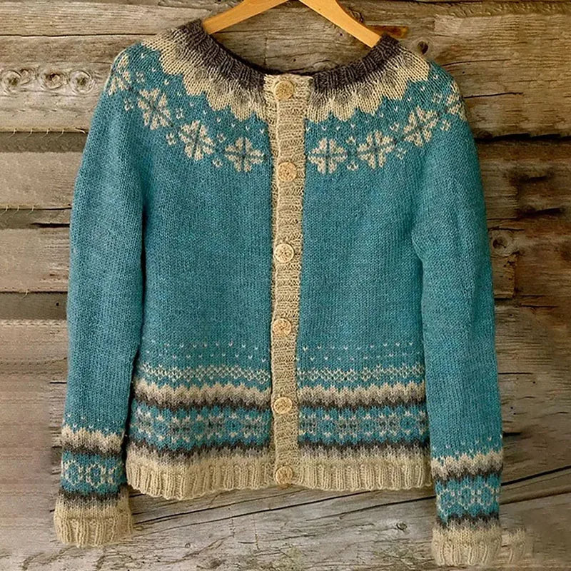 Cassandra | Veste en tricot Vintage Island