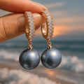 Cecilie | Boucles d'Oreilles en Perles Naturelles