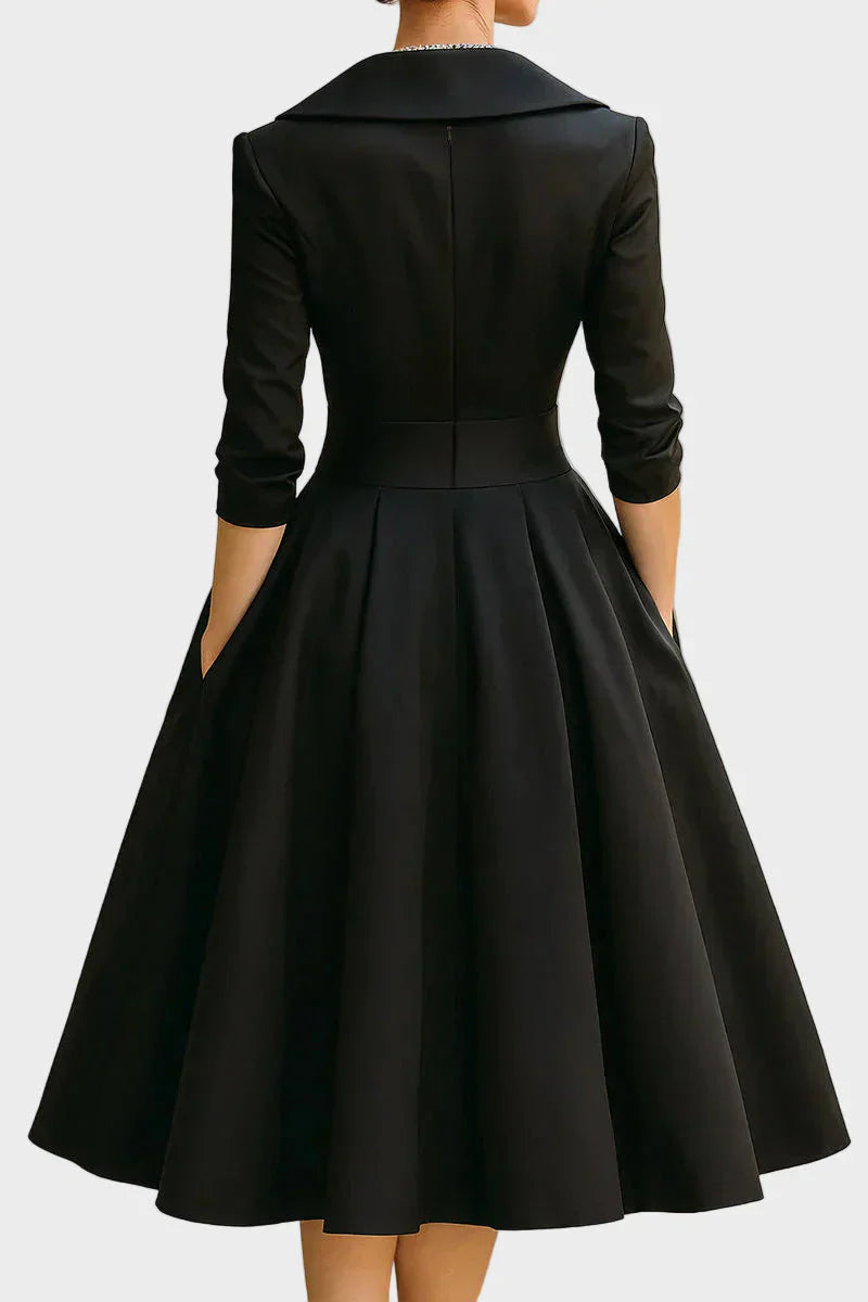 Ceryn | Robe Midi en Satin