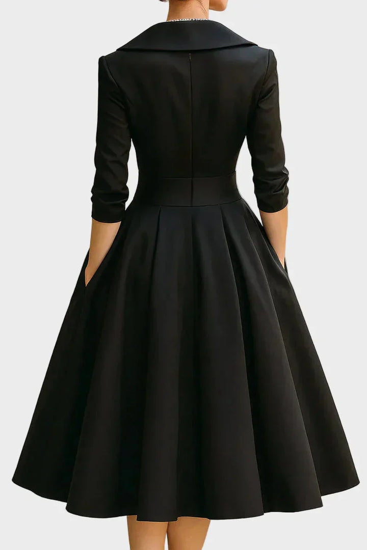 Ceryn | Robe Midi en Satin