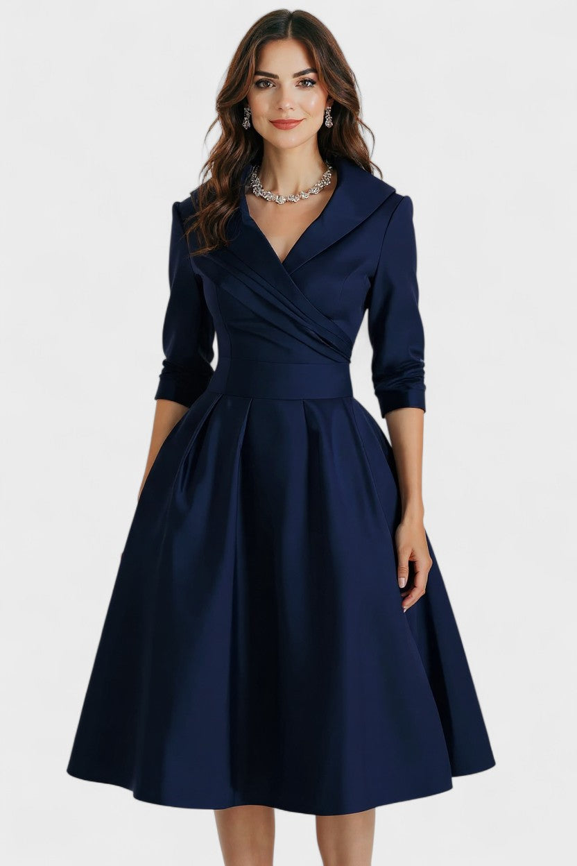 Ceryn | Robe Midi en Satin