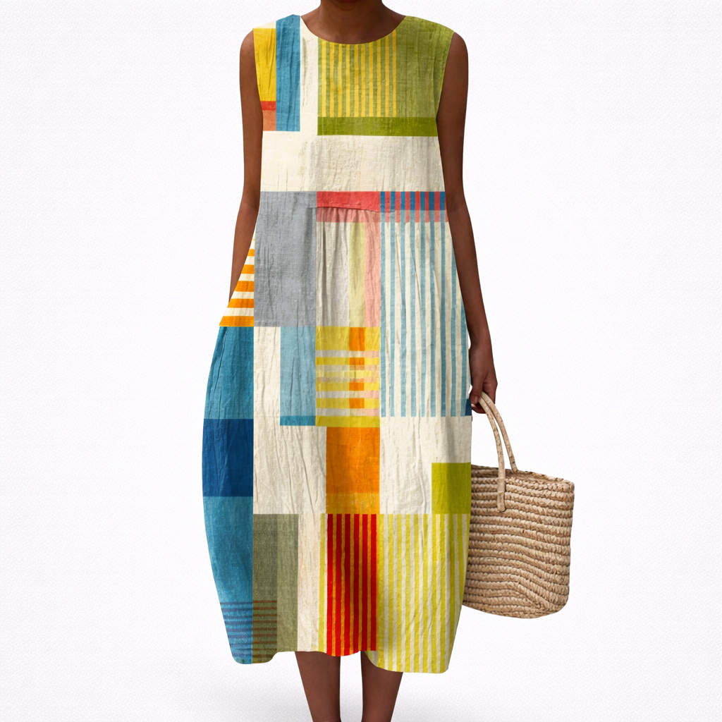 Léa - Robe d’Été Confortable Sans Manches