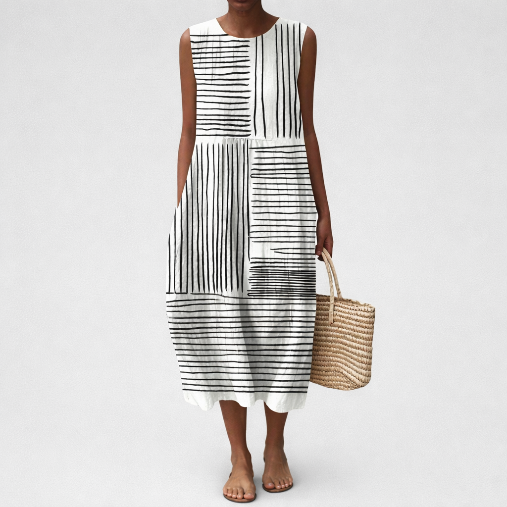 Vivienne - Robe d’Été Confortable Sans Manches