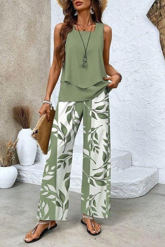 Clara | Ensemble Vert Olive