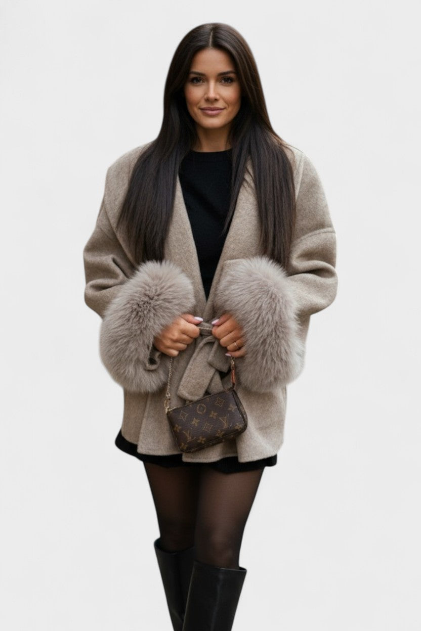 Dagmar™ | Manteau élégant en fausse fourrure